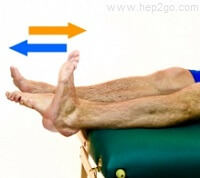 Foot pumps are a great knee replacement exercise to start with after surgery.