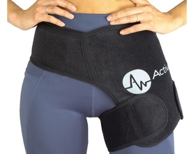 A hip ice pack can help to reduce pain and inflammation with gluteal tendonitis A hip ice pack can help to reduce pain and inflammation with gluteal tendonitis