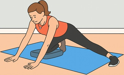 Inner Hip Stretching Exercises: The Rock Back Inner Hip Stretching Exercises: The Rock Back