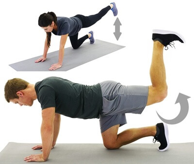 Kneeling Hip Extension Exercise: a perfect exercise for a hip strengthening exercise program Kneeling Hip Extension Exercise: a perfect exercise for a hip strengthening exercise program