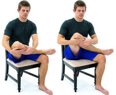 Outer Hip Stretches: Reverse Faber. Approved use hep2go.com Outer Hip Stretches: Reverse Faber. Approved use hep2go.com