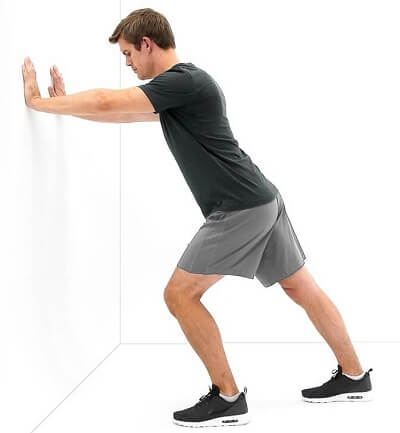 Standing Calf Stretch with Knee Extended and Eversion - Vissco