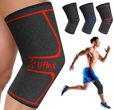 Calf Compression Sleeve Elastic Support Brace Exercise Leg Shin