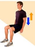 Knee strengthening exercises.  Approved use by www.HEP2go.com